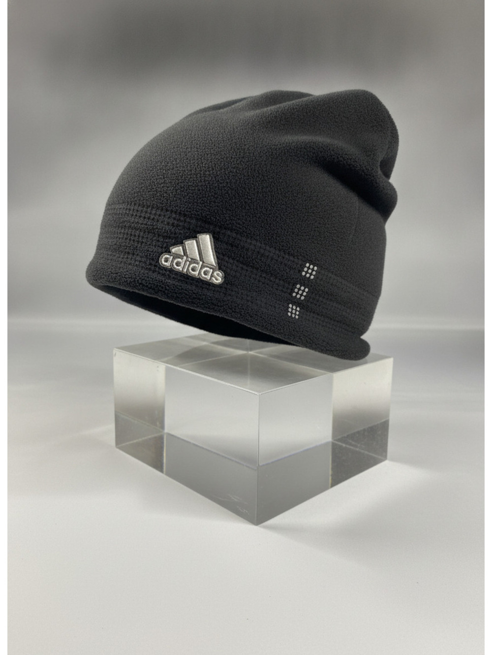Adidas Men's Black ClimaWarm Fleece Beanie Winter Hat